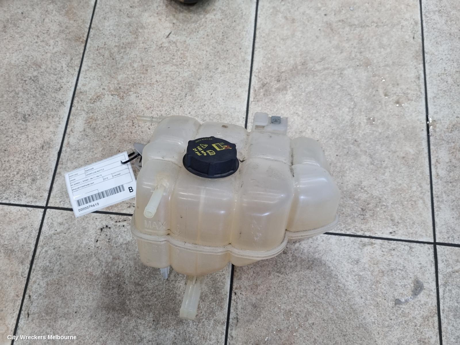 FORD RANGER OVERFLOW BOTTLE, PX SERIES 2-3, DIESEL, 2.2/3.2, 06/2015 ONWARDS