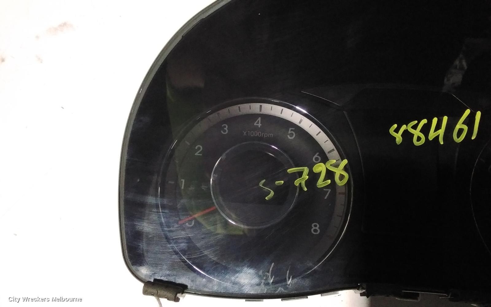 HYUNDAI I40 INSTRUMENT CLUSTER, PETROL, AUTO T/M, VF, 09/2011 ONWARDS
