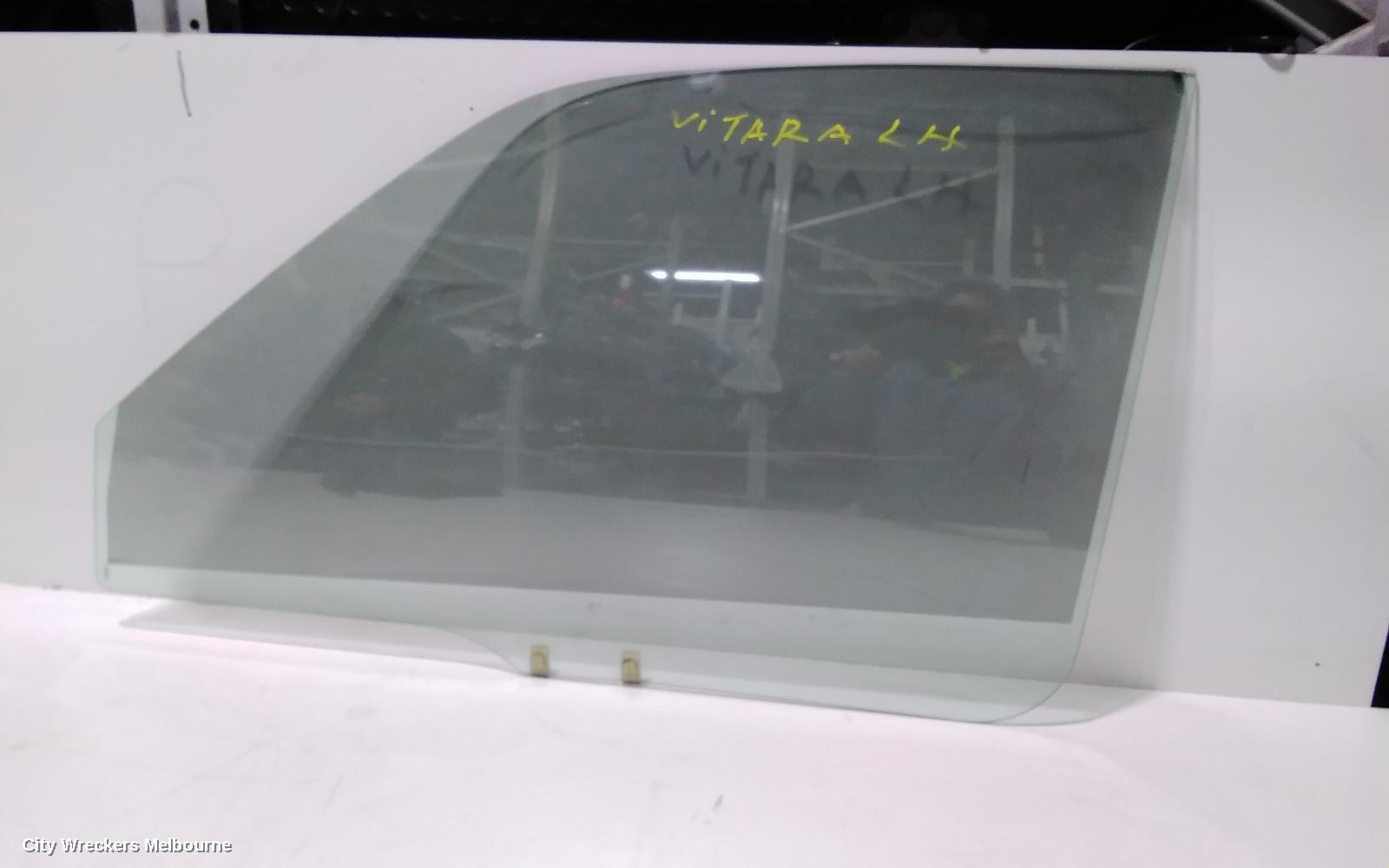 SUZUKI VITARA LEFT FRONT DOOR WINDOW, 5DR WAGON, 04/1998 - 12/2002