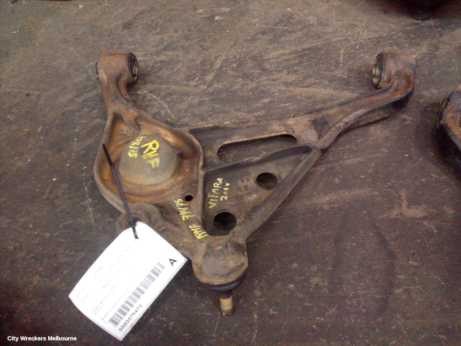 SUZUKI VITARA RIGHT FRONT LOWER CONTROL ARM, SQ, GRAND VITARA, 04/1998 - 07/2005