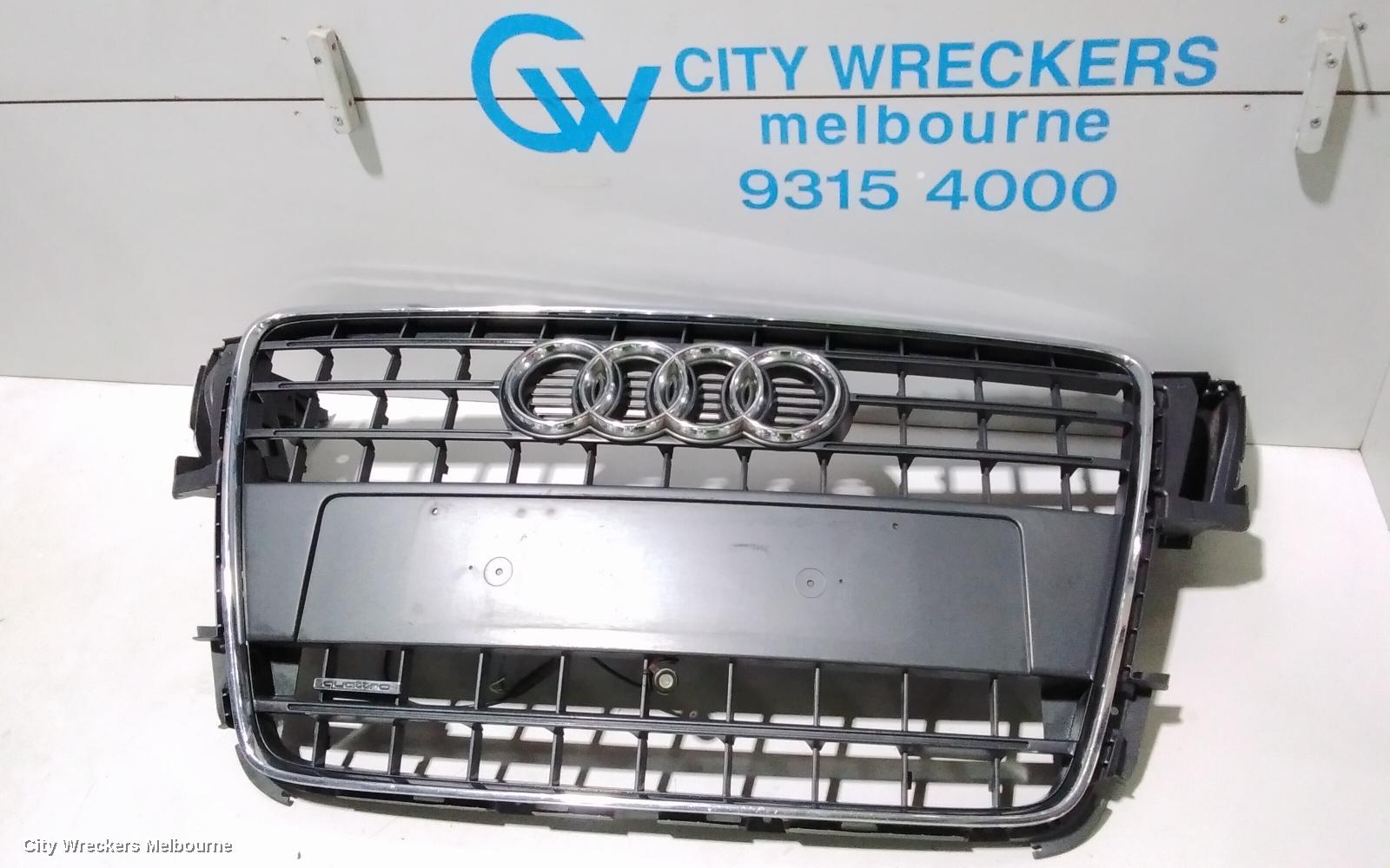 AUDI A4 GRILLE, RADIATOR GRILLE, B8 8K (A4), GREY, 07/2012 - 09/2015