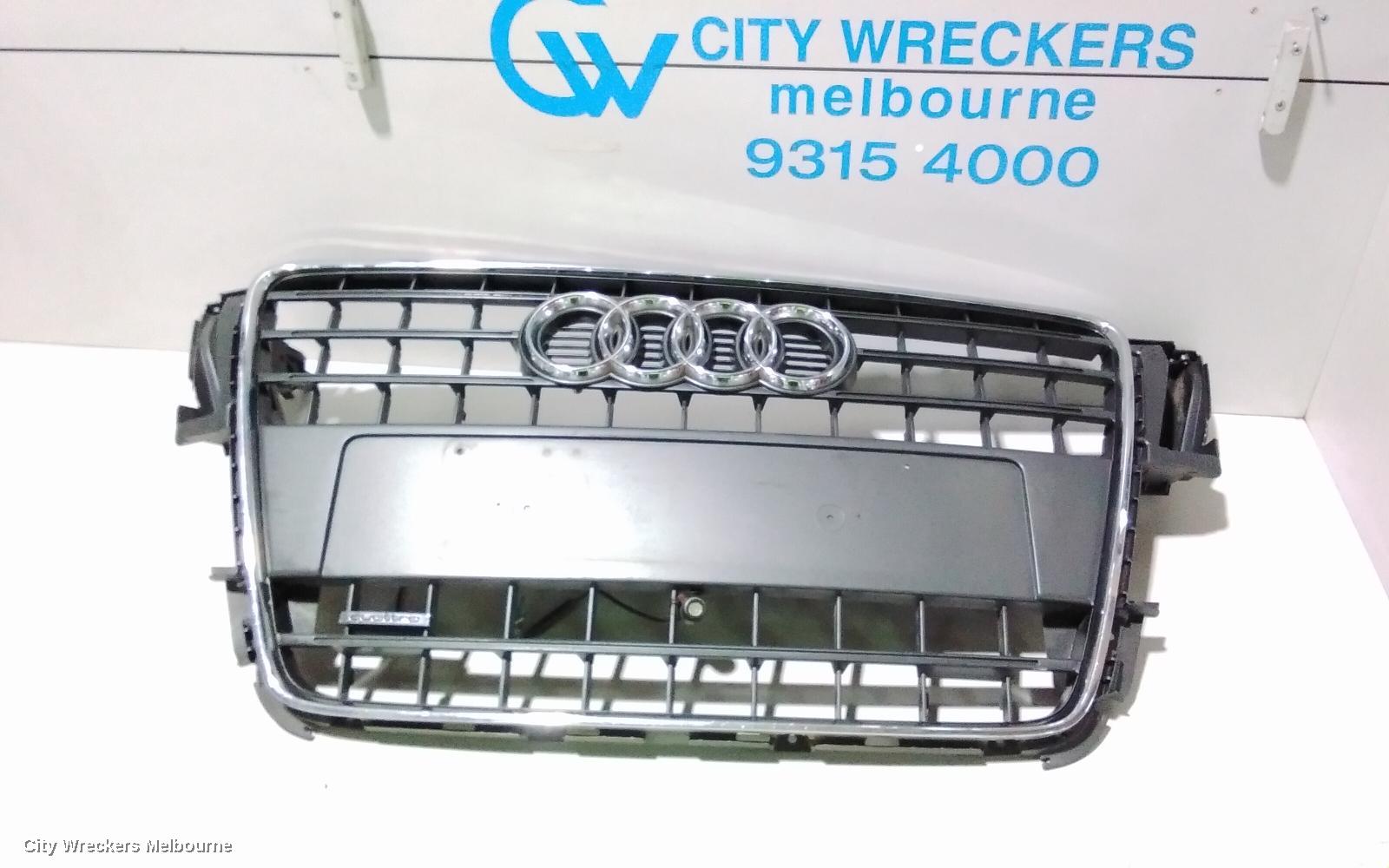 AUDI A4 GRILLE, RADIATOR GRILLE, B8 8K (A4), GREY, 07/2012 - 09/2015