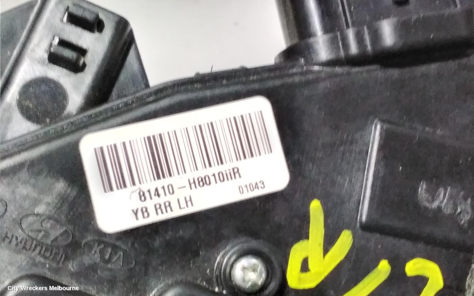 KIA RIO DOOR/BOOT/GATE LOCK, LEFT REAR DOOR LOCK, YB, 12/2016 ONWARDS