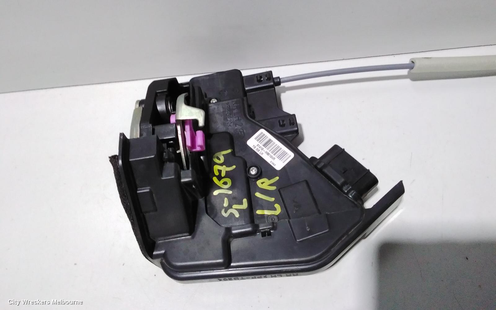 KIA RIO DOOR/BOOT/GATE LOCK, LEFT REAR DOOR LOCK, YB, 12/2016 ONWARDS