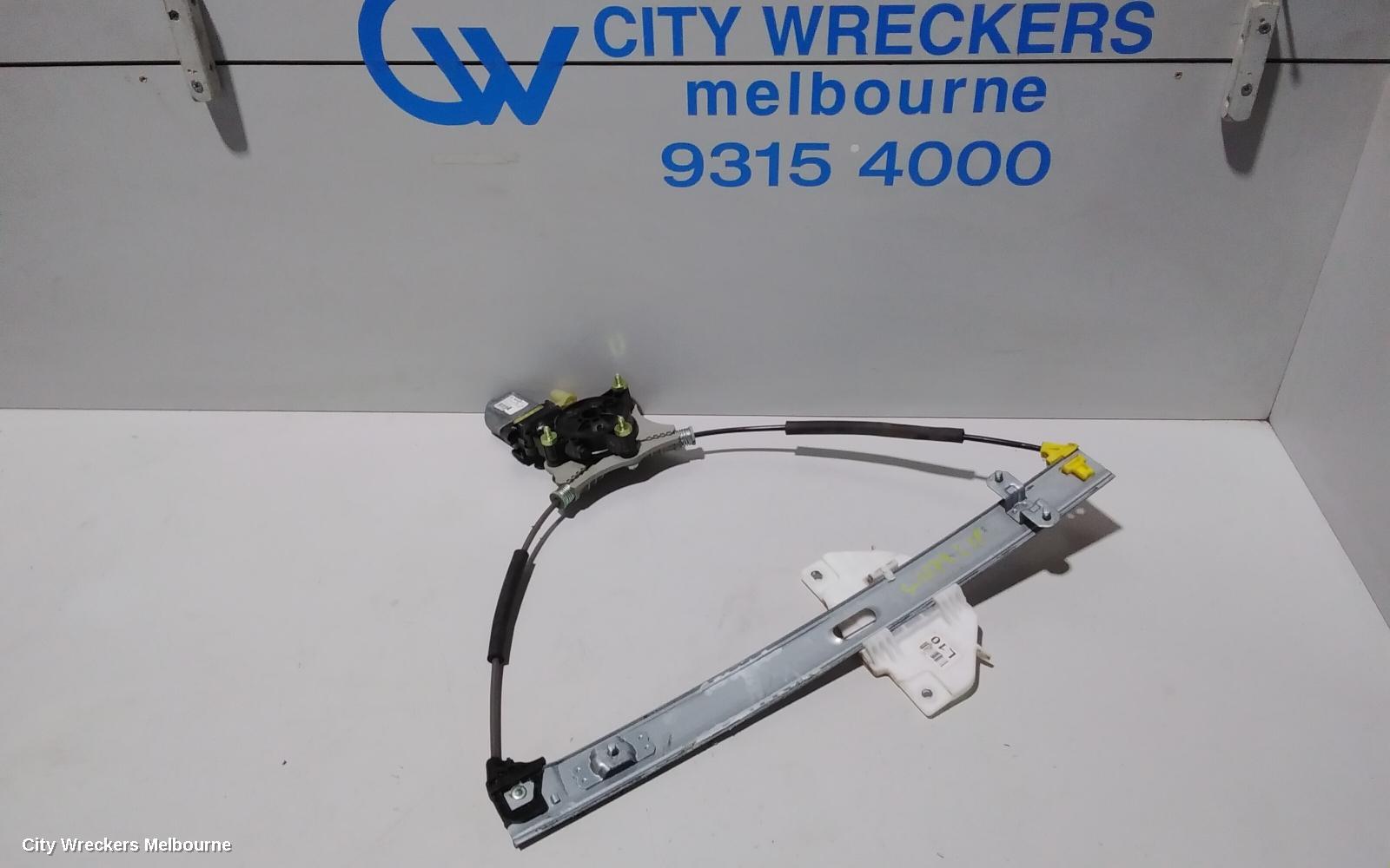 KIA RIO LEFT FRONT WINDOW REG/MOTOR, YB, 12/2016 - 06/2023