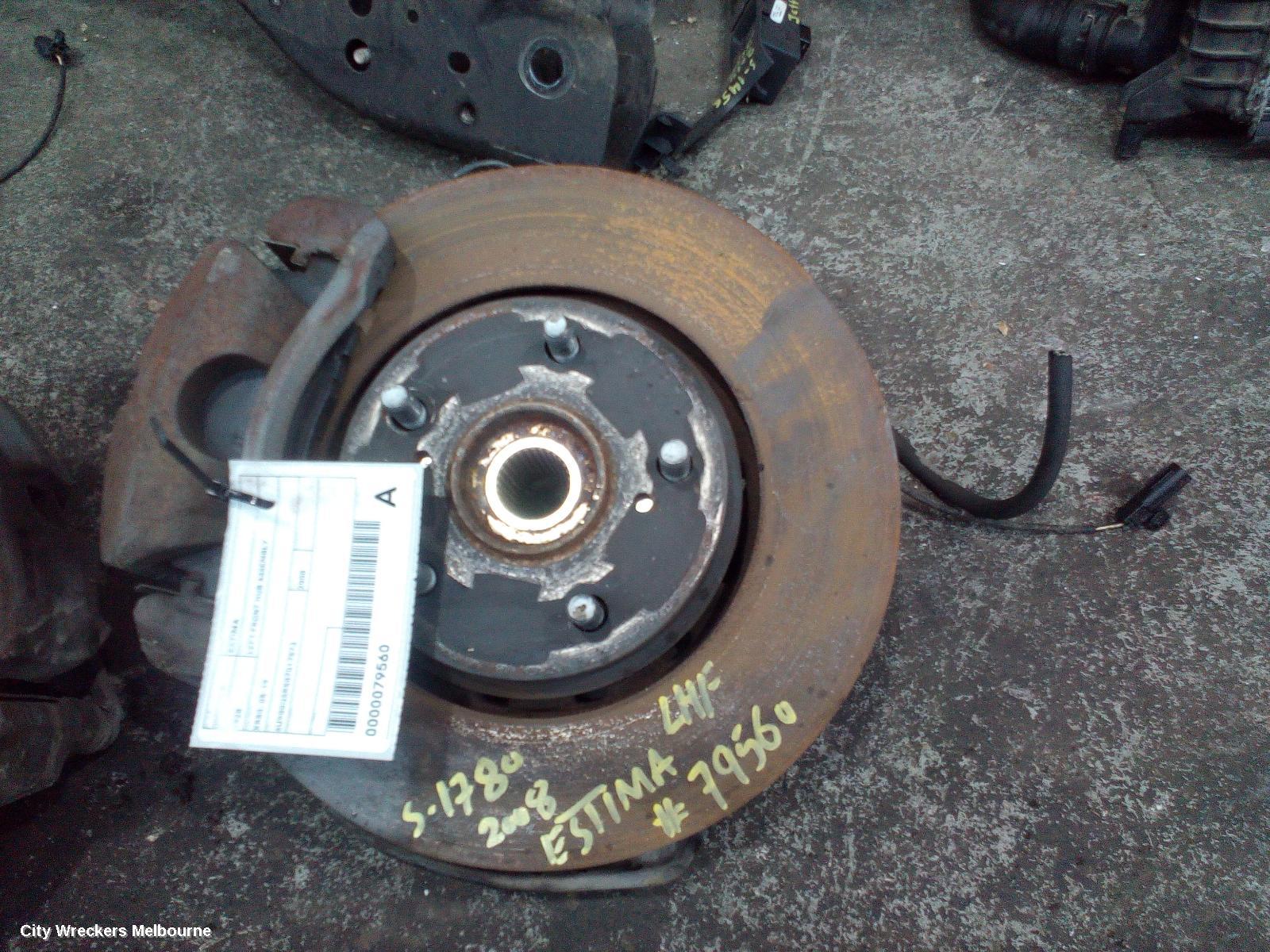 TOYOTA ESTIMA LEFT FRONT HUB ASSEMBLY, XR50, 05-19