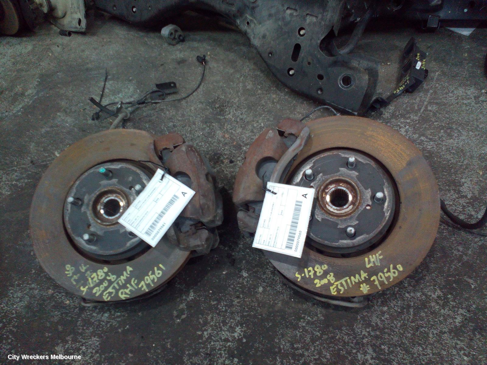 TOYOTA ESTIMA LEFT FRONT HUB ASSEMBLY, XR50, 05-19