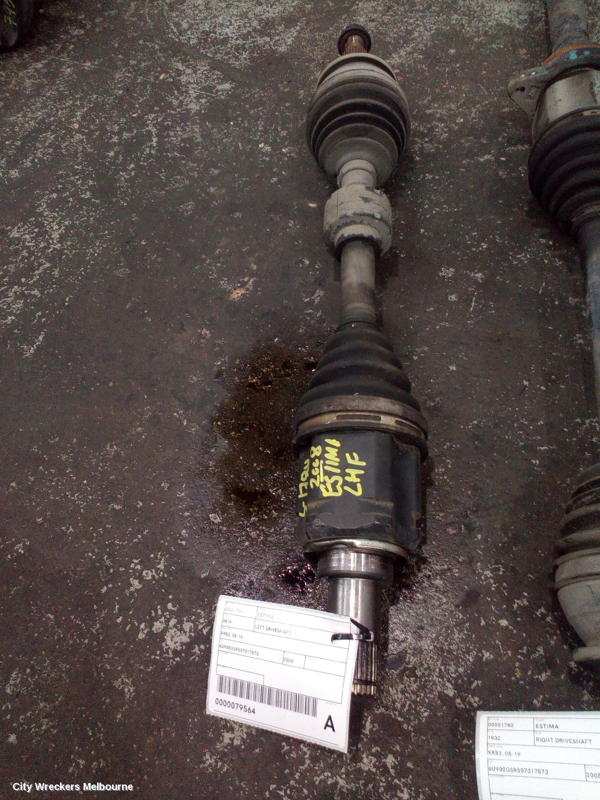 TOYOTA ESTIMA LEFT DRIVESHAFT, XR50, 05-19