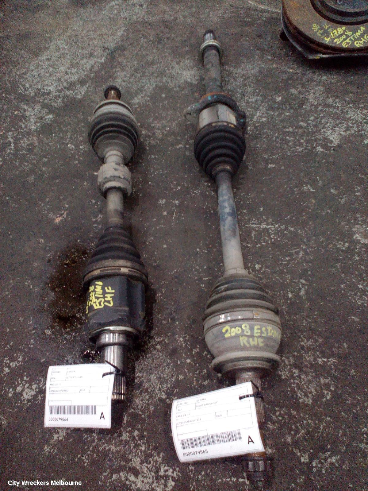 TOYOTA ESTIMA RIGHT DRIVESHAFT, XR50, 05-19