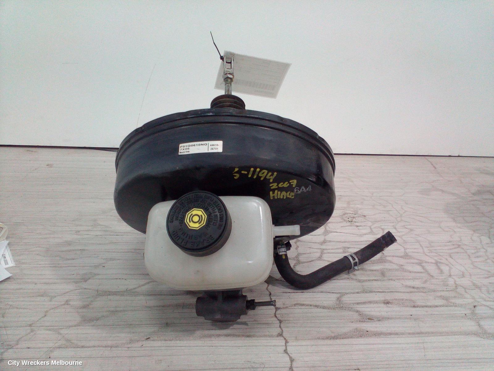 TOYOTA HIACE BRAKE BOOSTER, KDH, P/N 4461026710, 03/2005 - 03/2007