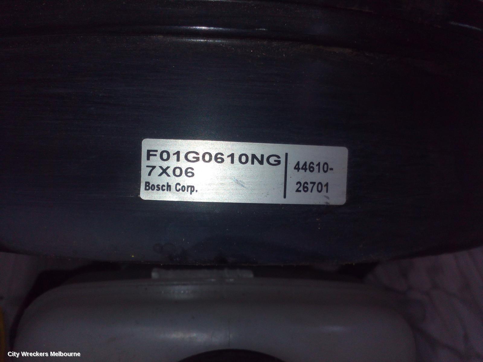TOYOTA HIACE BRAKE BOOSTER, KDH, P/N 4461026710, 03/2005 - 03/2007