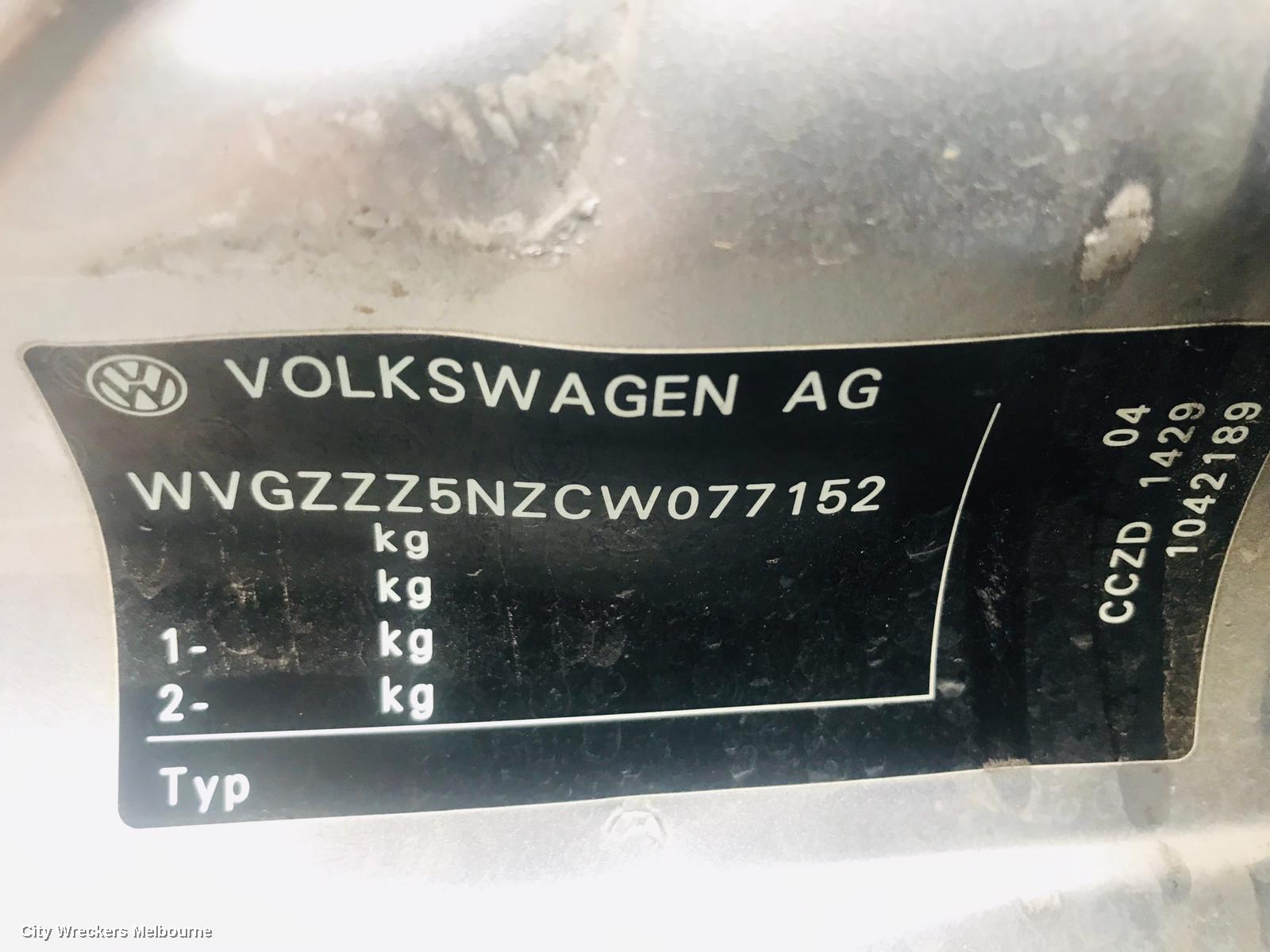 VOLKSWAGEN TIGUAN A/C CONDENSER, 5N, 05/2008 - 08/2016