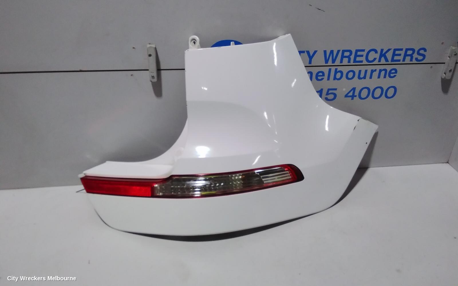 KIA SPORTAGE REAR BUMPER, BUMPER BAR END (RH SIDE), SL, 05/2010 - 05/2013