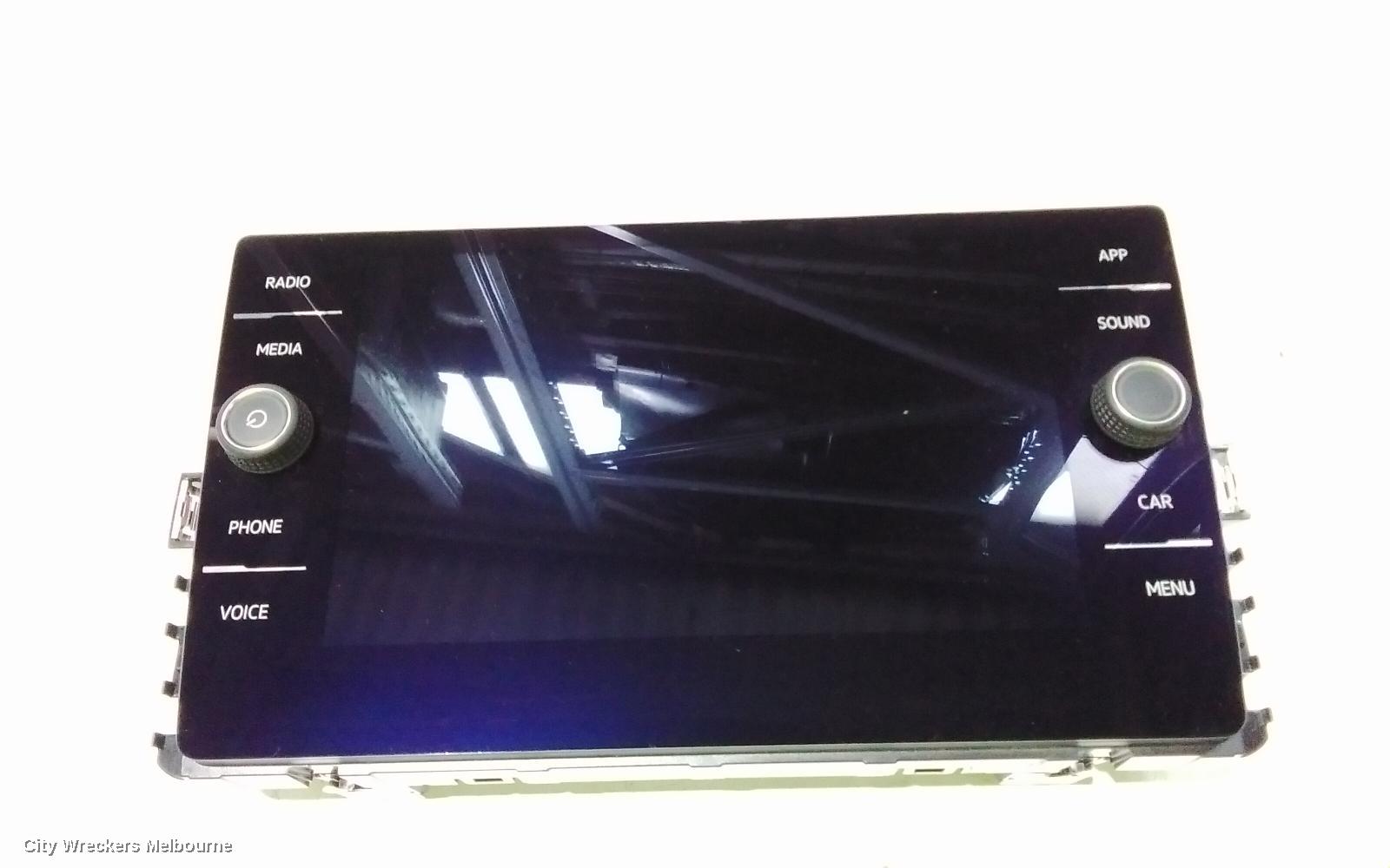 VOLKSWAGEN T-CROSS RADIO/CD/DVD/SAT/TV, DISPLAY UNIT, COMPOSITION MEDIA, 8IN TOUCHSCREEN, NON SAT NAV TYPE, C1, 01/2020 ONWARDS