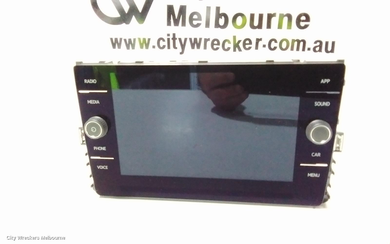 VOLKSWAGEN T-CROSS RADIO/CD/DVD/SAT/TV, DISPLAY UNIT, COMPOSITION MEDIA, 8IN TOUCHSCREEN, NON SAT NAV TYPE, C1, 01/2020 ONWARDS