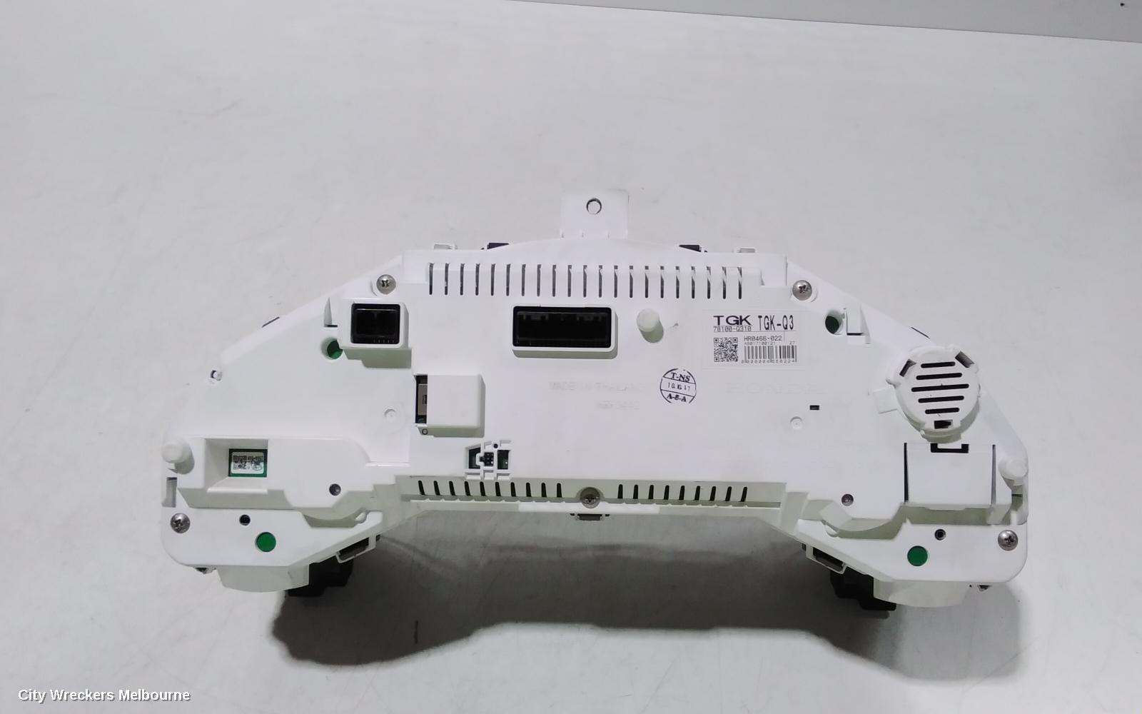 HONDA CIVIC INSTRUMENT CLUSTER, AUTO T/M, RS, 10TH GEN, 05/2016 ONWARDS