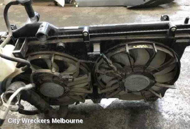 MITSUBISHI OUTLANDER FAN, DUAL FAN ASSY, 2.4, PETROL, ZJ-ZL, 10/2012 ONWARDS