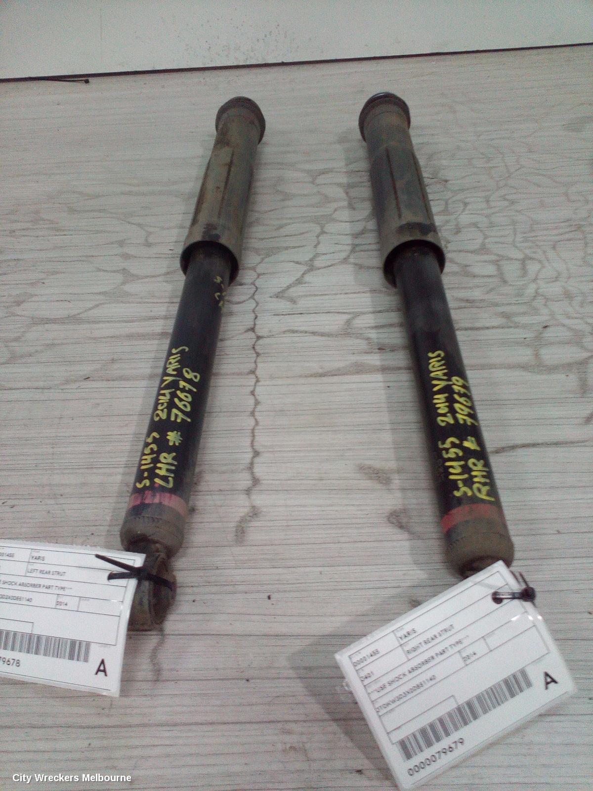 TOYOTA YARIS RIGHT REAR STRUT, ***USE SHOCK ABSORBER PART TYPE***