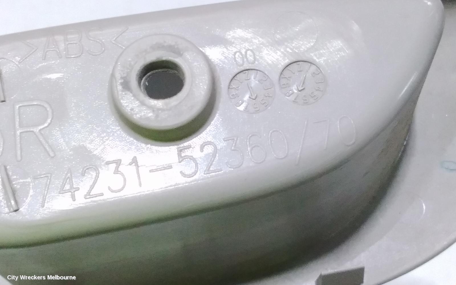 TOYOTA YARIS PWR DR WIND SWITCH, RH FRONT (MASTER SWITCH), 4 SWITCH TYPE, 5DR HATCH/SEDAN, NCP9#, 10/2005 ONWARDS