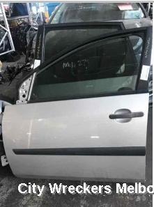 FORD FIESTA LEFT FRONT DOOR, WP/WQ, 5DR, 03/2004 - 12/2008