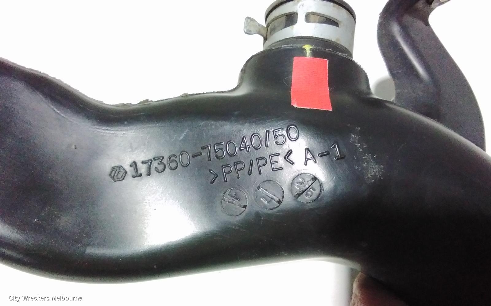 TOYOTA HIACE, TRH/KDH 03/2005 - 04/2019, HOSE GOING TO AIR FILTER BOX (REFER TO PHOTOS): 79708