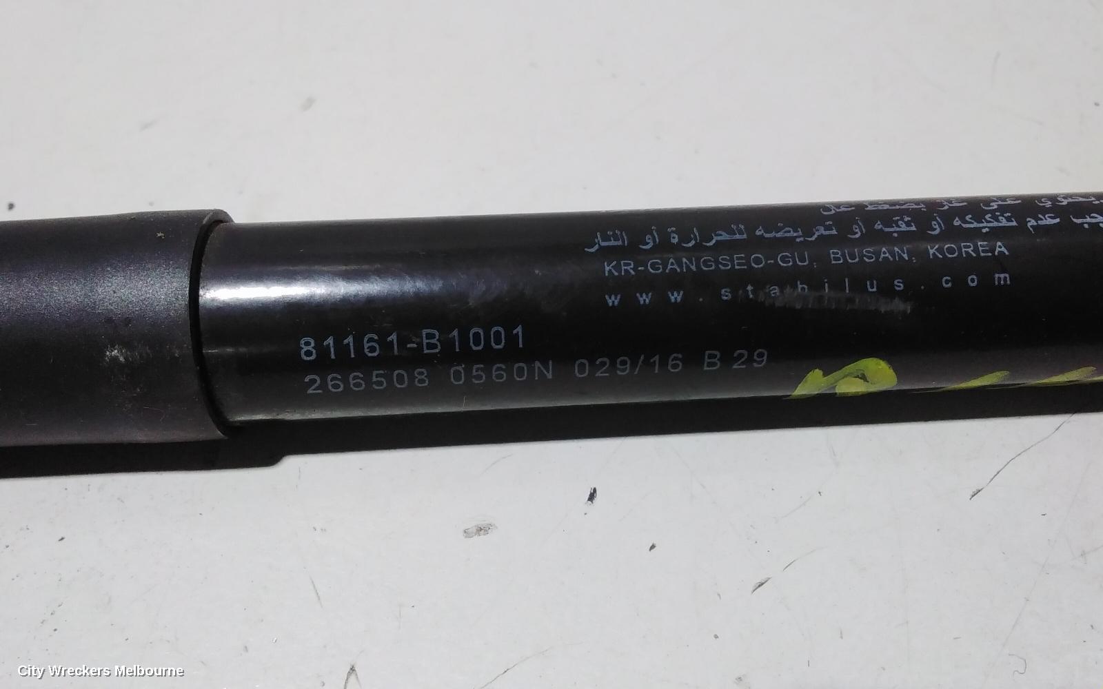HYUNDAI GENESIS BONNET HINGE/STRUT, DH, STRUT (PAIR), 11/2014 - 01/2018