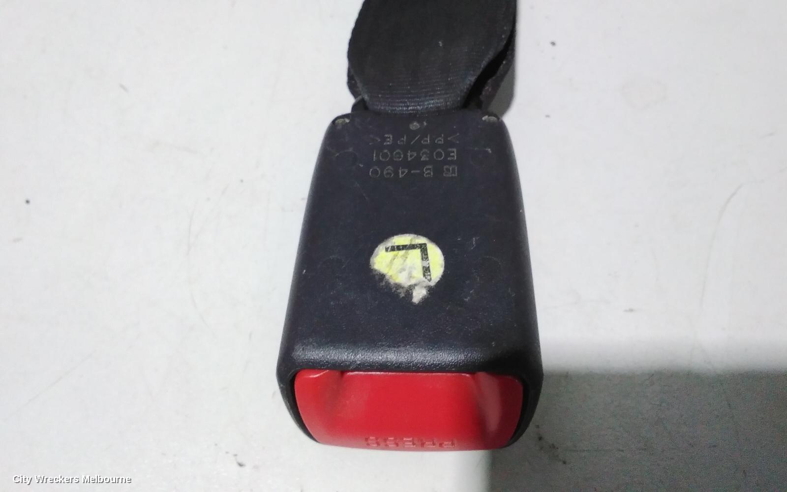 TOYOTA HIACE SEATBELT/STALK, CENTRE FRONT, SEAT BELT STALK ONLY, BLACK, TRH/KDH, 03/2005 - 04/2019