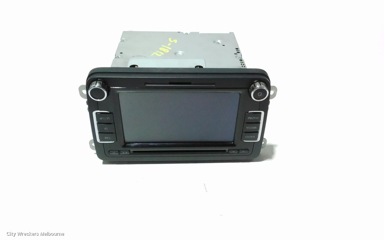 SKODA SUPERB RADIO/CD/DVD/SAT/TV, DISPLAY/HEAD UNIT, BOLERO, NON SAT NAV TYPE, 3T, 03/2009 - 04/2011