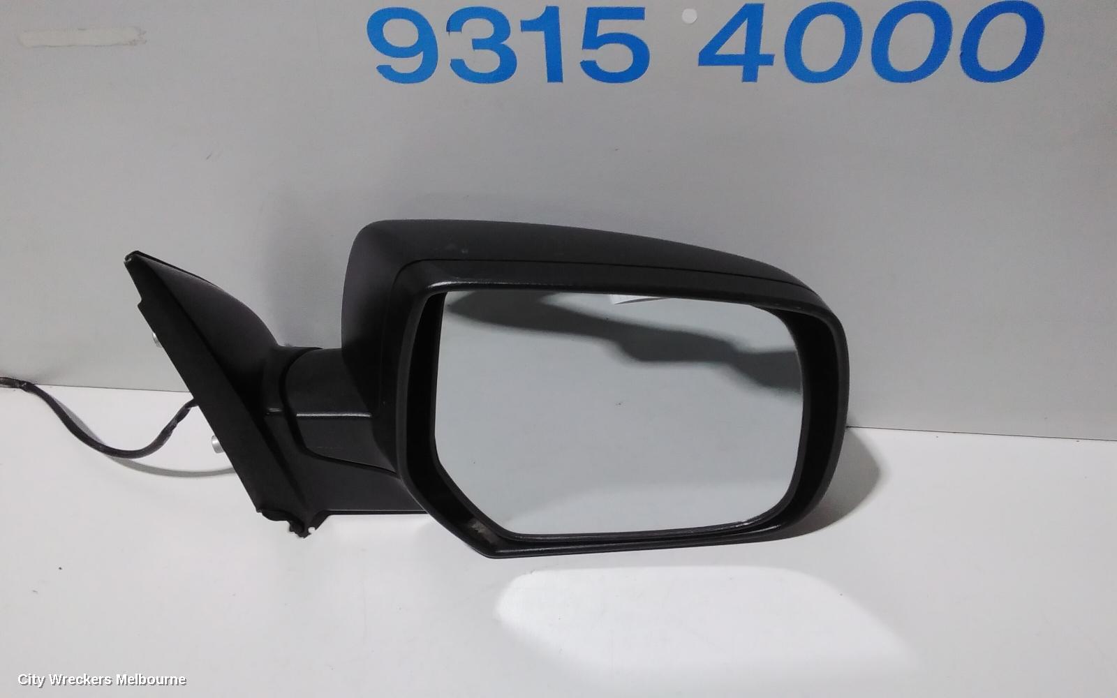 FORD RANGER RIGHT DOOR MIRROR, POWER, UTE, BLACK, PJ, 12/2006 - 03/2009