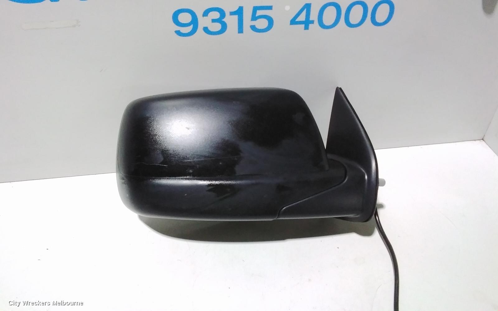 FORD RANGER RIGHT DOOR MIRROR, POWER, UTE, BLACK, PJ, 12/2006 - 03/2009