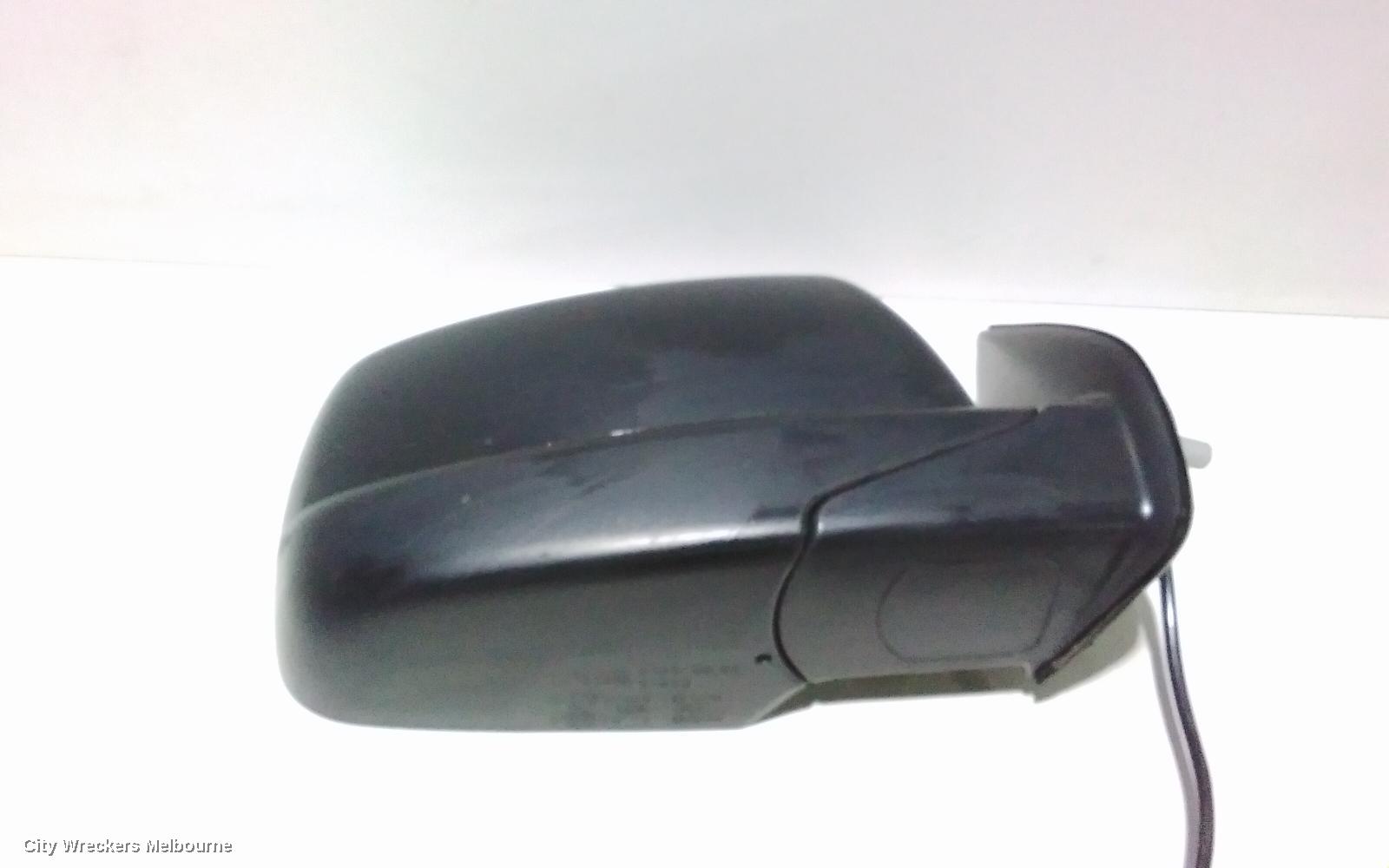 FORD RANGER RIGHT DOOR MIRROR, POWER, UTE, BLACK, PJ, 12/2006 - 03/2009