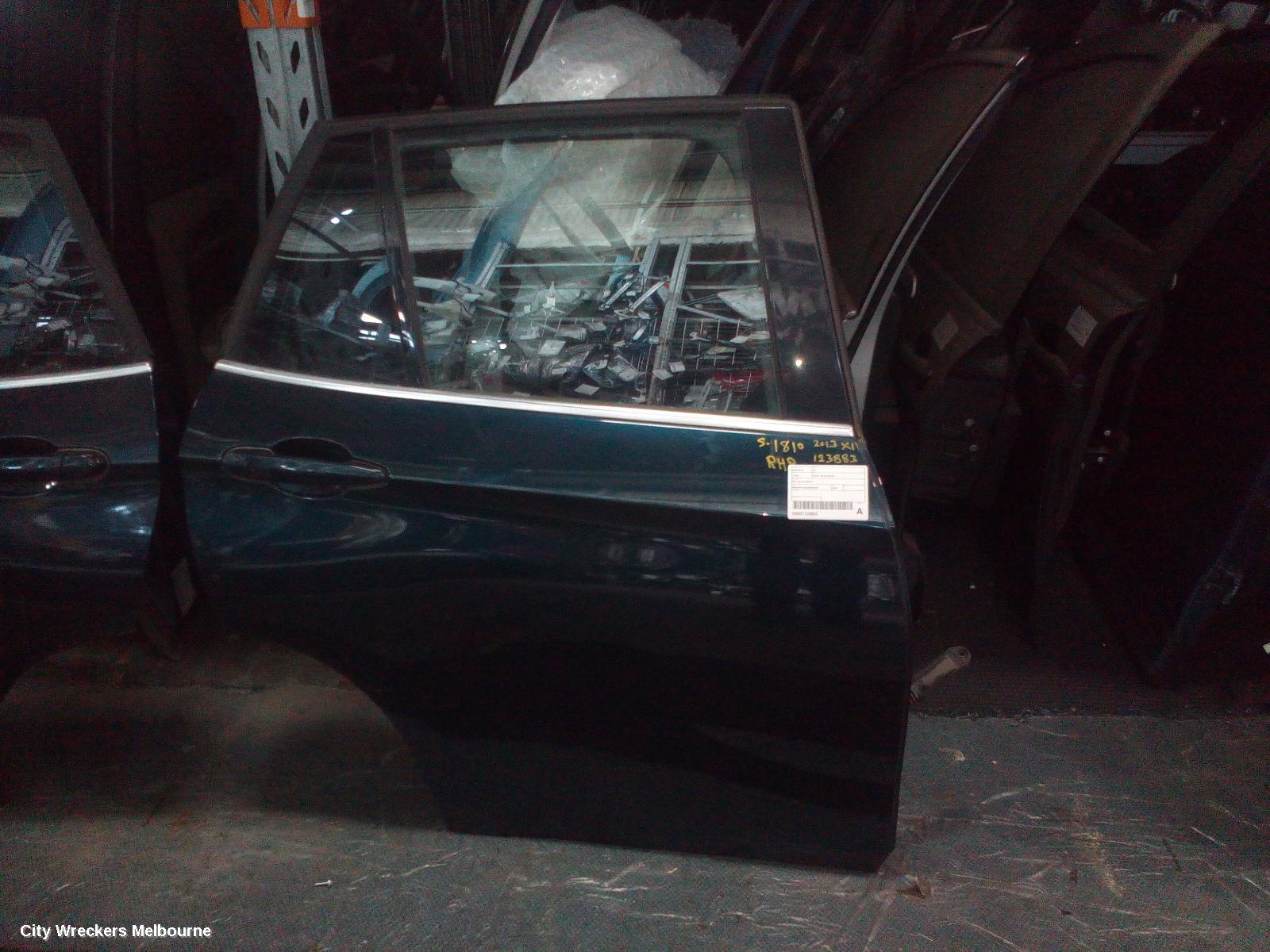 BMW X1 RIGHT REAR DOOR, E84, 04/2010 - 07/2015