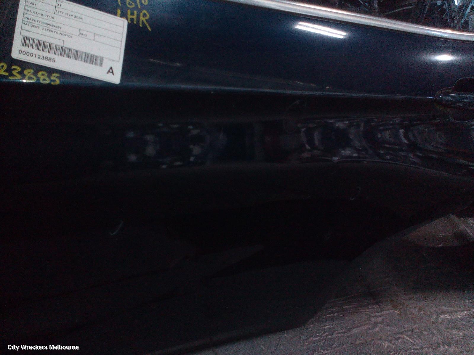 BMW X1 LEFT REAR DOOR/SLIDING, E84, 04/2010 - 07/2015
