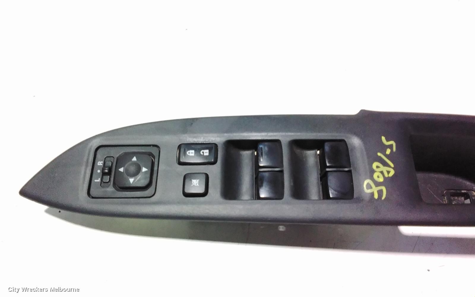 MITSUBISHI OUTLANDER PWR DR WIND SWITCH, RH FRONT (MASTER SWITCH), ZJ, 10/2012 - 03/2015