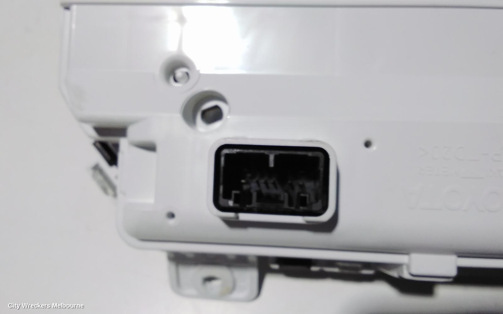 TOYOTA HILUX INSTRUMENT CLUSTER, INSTRUMENT CLUSTER, PETROL, MANUAL T/M, WORKMATE, 09/2015 - 08/2019