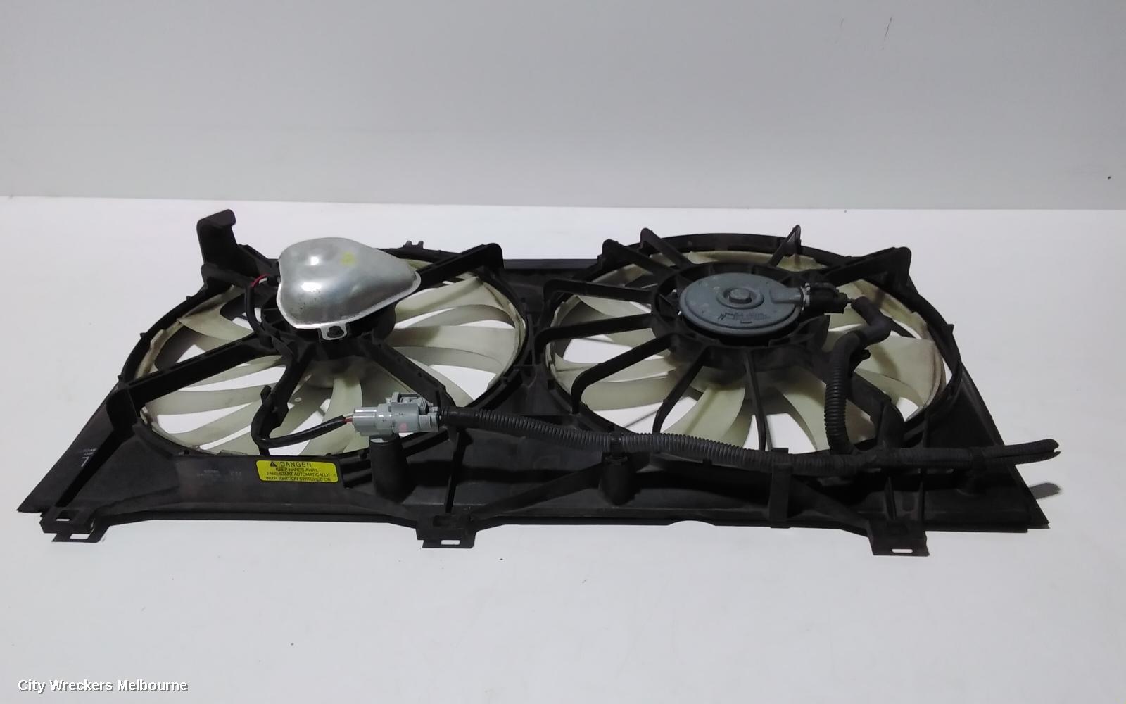 TOYOTA CAMRY FAN, DUAL FAN ASSY, 2.4, ACV40, SHROUD AND FANS, 06/2006 - 11/2011