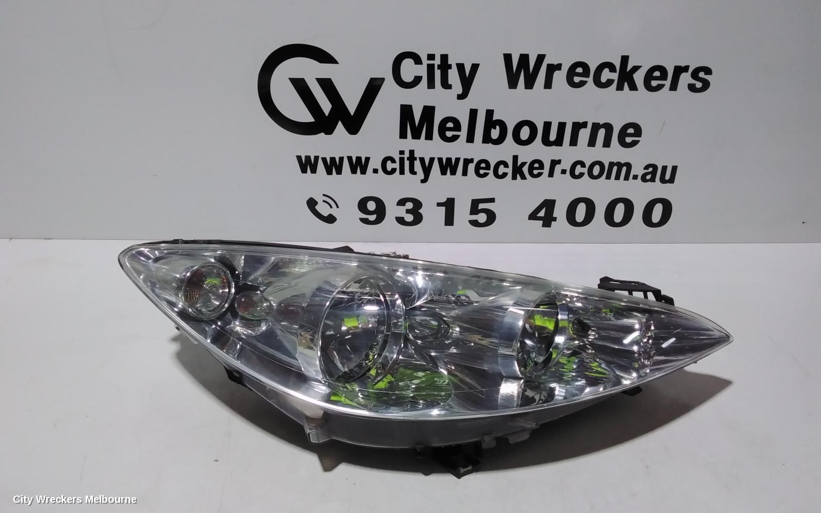 PEUGEOT 308 RIGHT HEADLAMP, T7, HATCH/WAGON, XENON TYPE, 09/2007 - 07/2011
