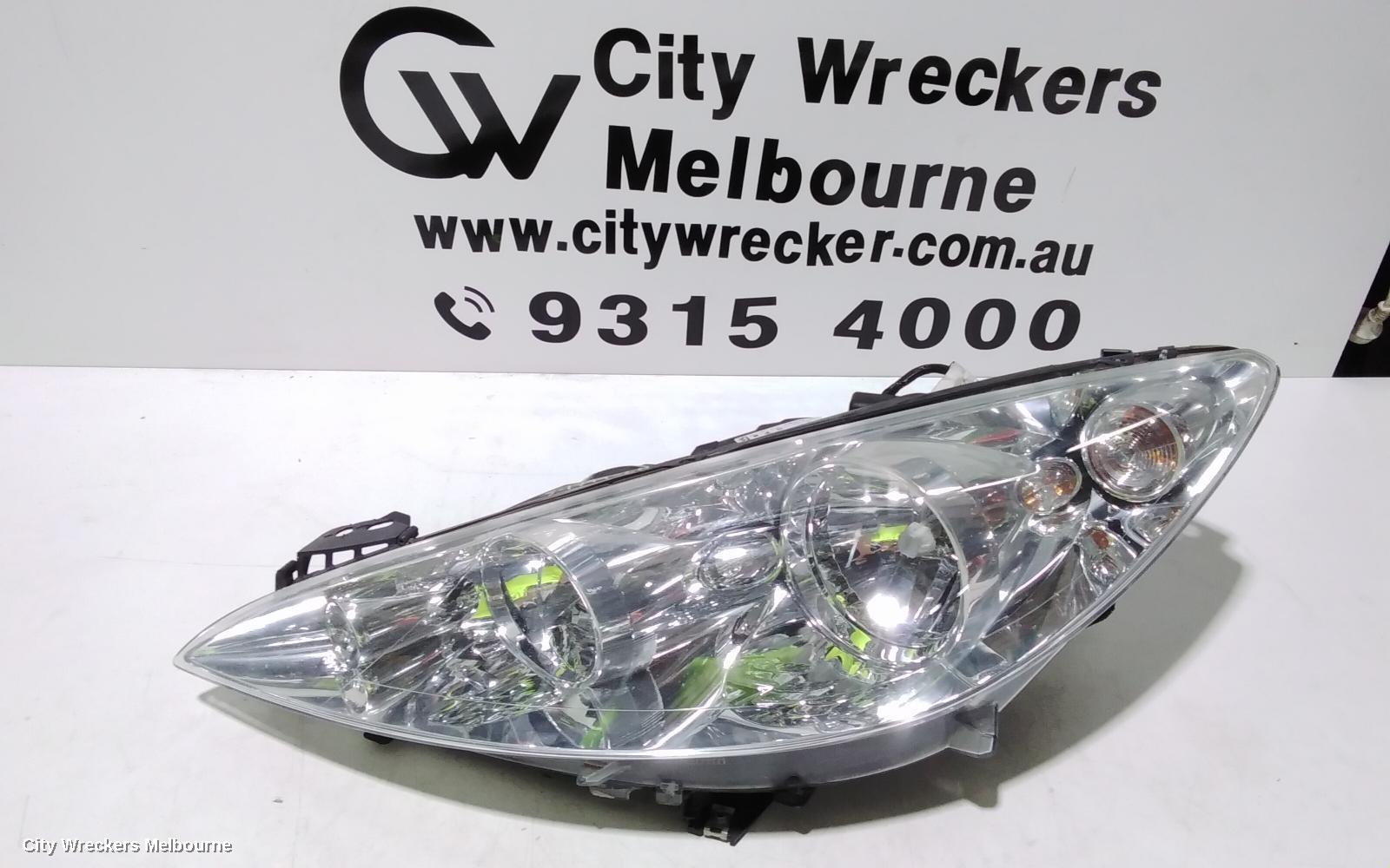 PEUGEOT 308 LEFT HEADLAMP, T7, HATCH/WAGON, XENON TYPE, 09/2007 - 07/2011