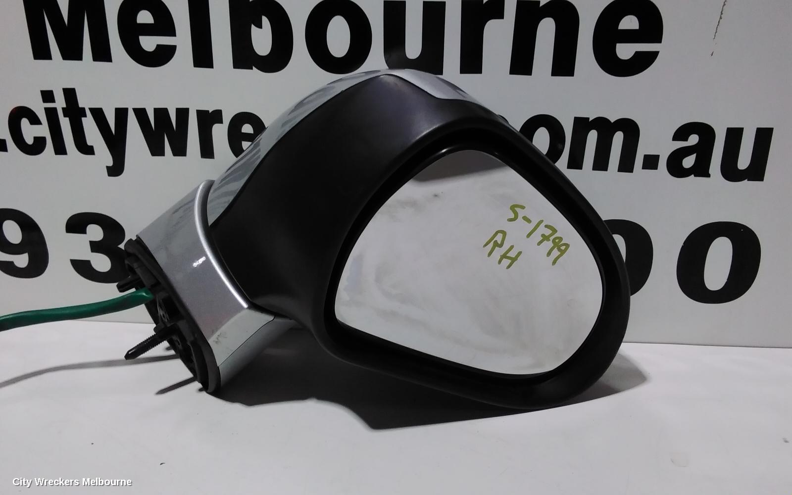 PEUGEOT 308 RIGHT DOOR MIRROR, T7, HATCH/WAGON, POWER FOLDING, 3 PLUG TYPE, 09/2007 - 12/2013