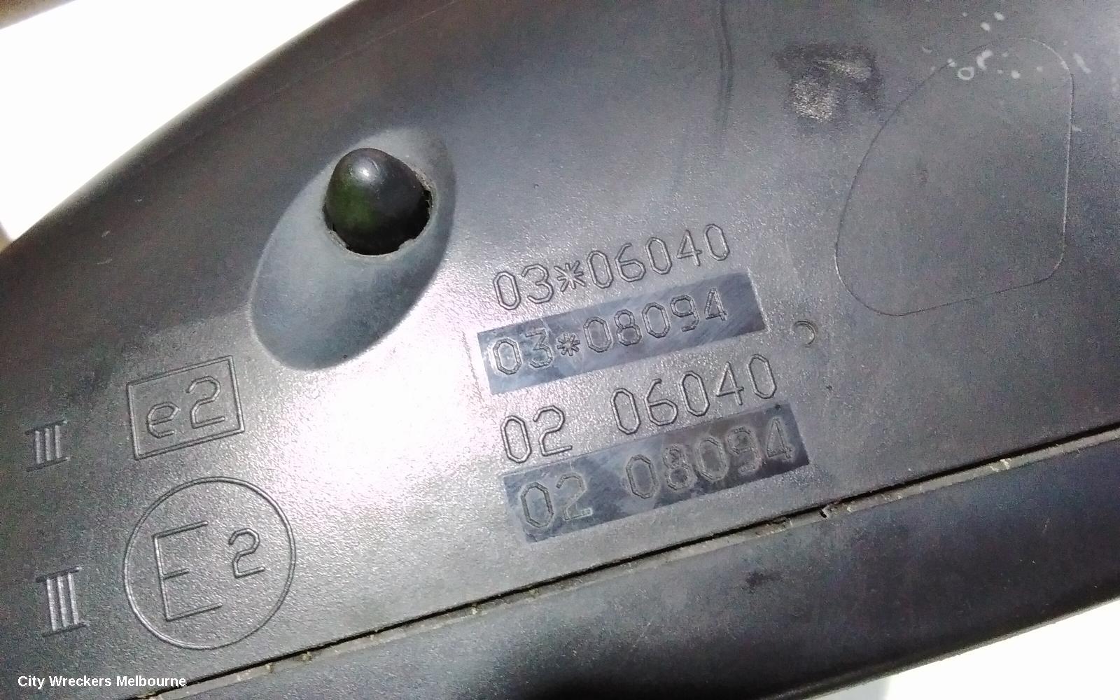 PEUGEOT 308 RIGHT DOOR MIRROR, T7, HATCH/WAGON, POWER FOLDING, 3 PLUG TYPE, 09/2007 - 12/2013