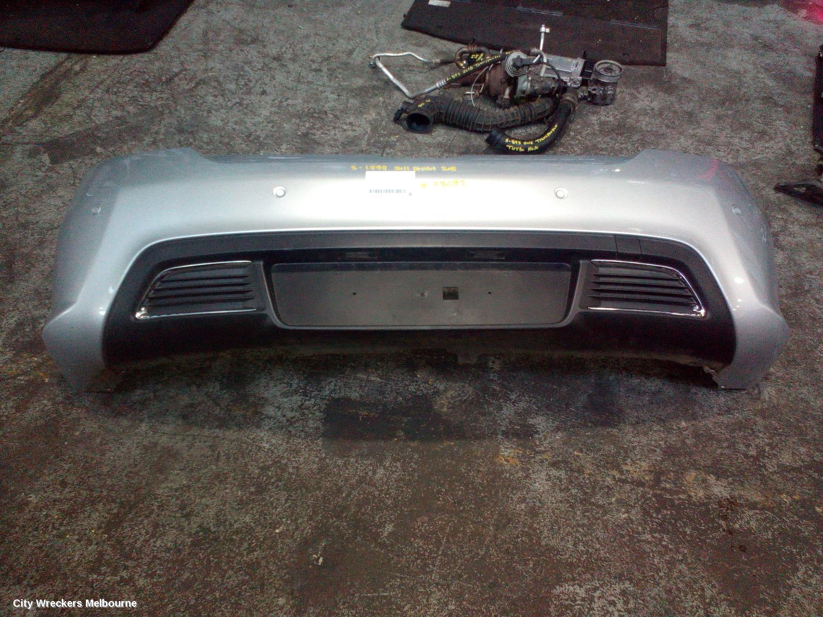 PEUGEOT 308 REAR BUMPER, T7, HATCH, SPORTIUM/ACTIVE/ALLURE, W/ PARK SENSOR TYPE, 09/2007 - 12/2013