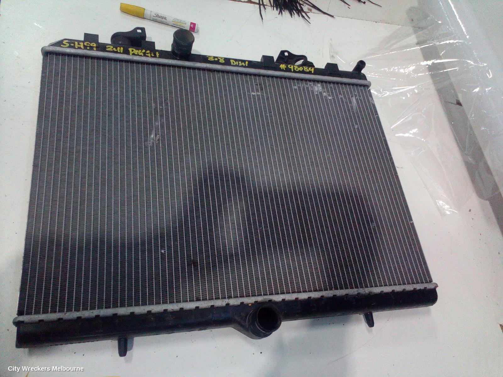 PEUGEOT 308 RADIATOR, AUTO, DIESEL, T7, 09/2007 - 09/2014