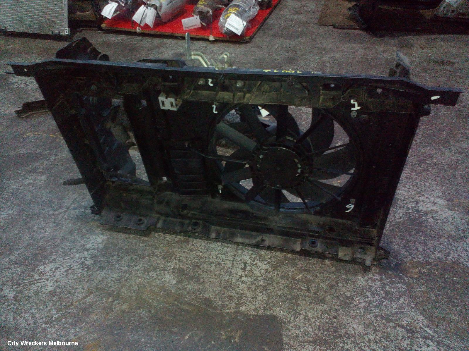 PEUGEOT 308 FAN, RADIATOR FAN, 140W, MARKED FS1572, T7, 09/2007 - 09/2014