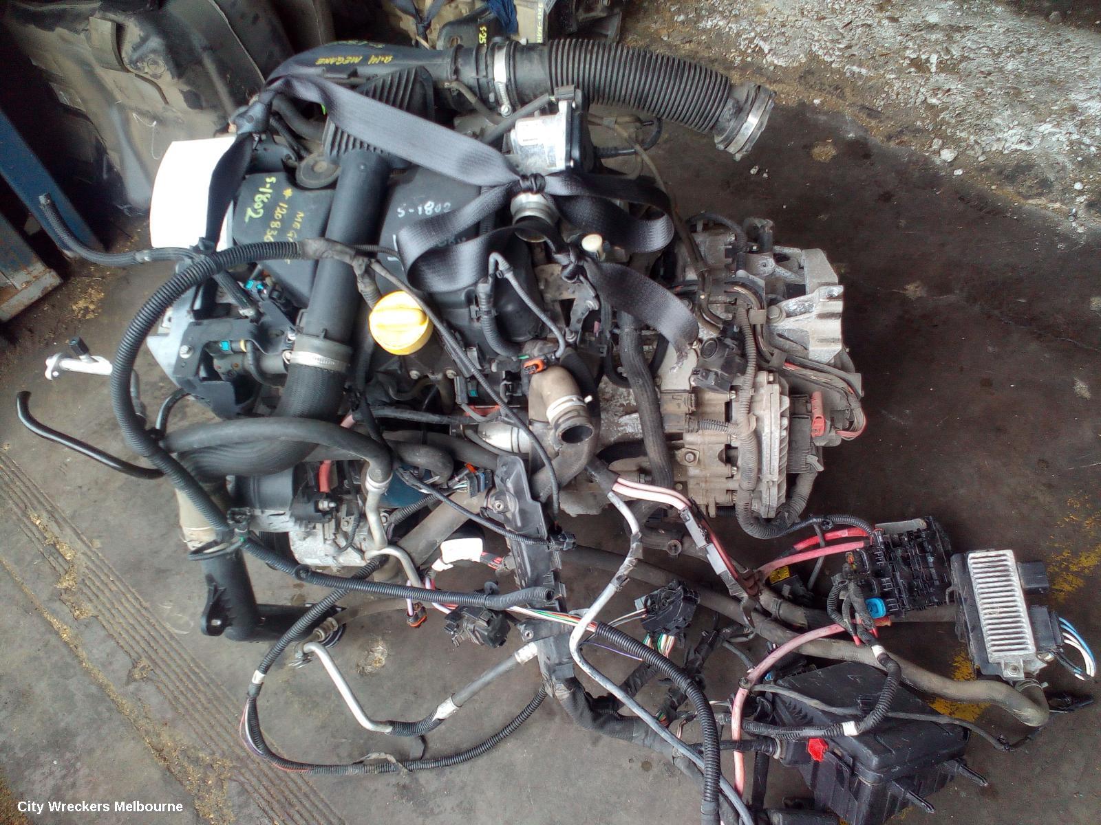 RENAULT MEGANE TRANS/GEARBOX, MANUAL, DIESEL, 1.5, TURBO, X32/X95, 07/2014 - 05/2016