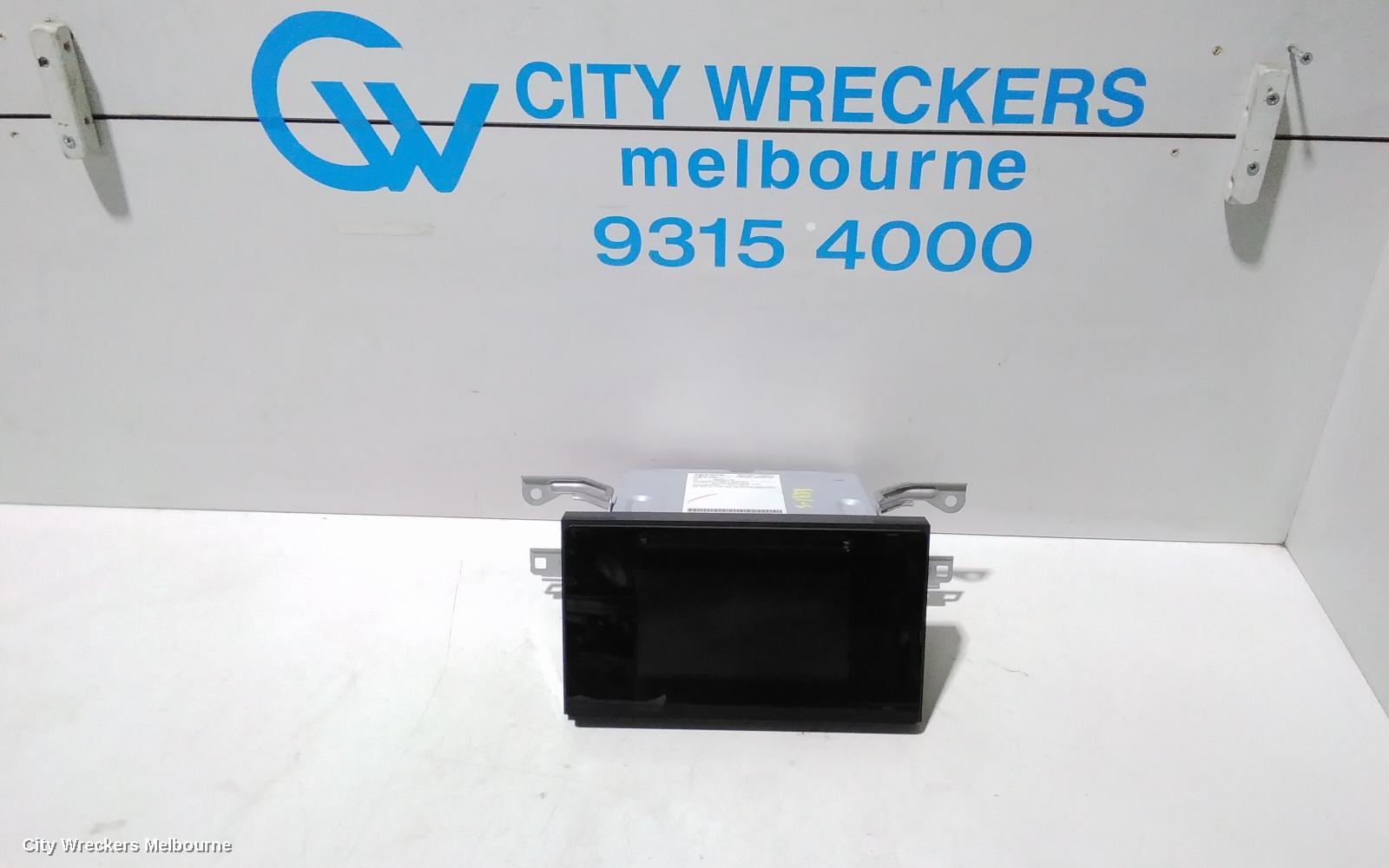 TOYOTA COROLLA RADIO/CD/DVD/SAT/TV, 6.1IN TOUCHSCREEN (P/N ON FACE 100523), ZRE182R, HATCH, 03/2015 - 06/2018