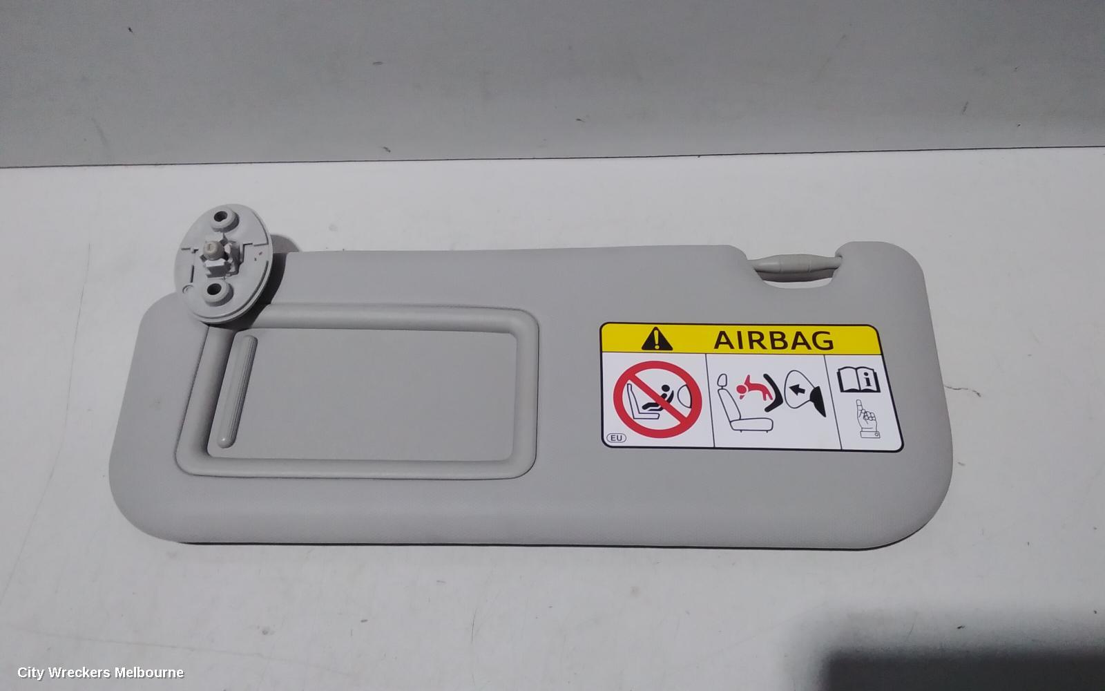 TOYOTA COROLLA SUNVISOR, ZRE182R/ZWE186R, LH SIDE, 10/2012 - 06/2018