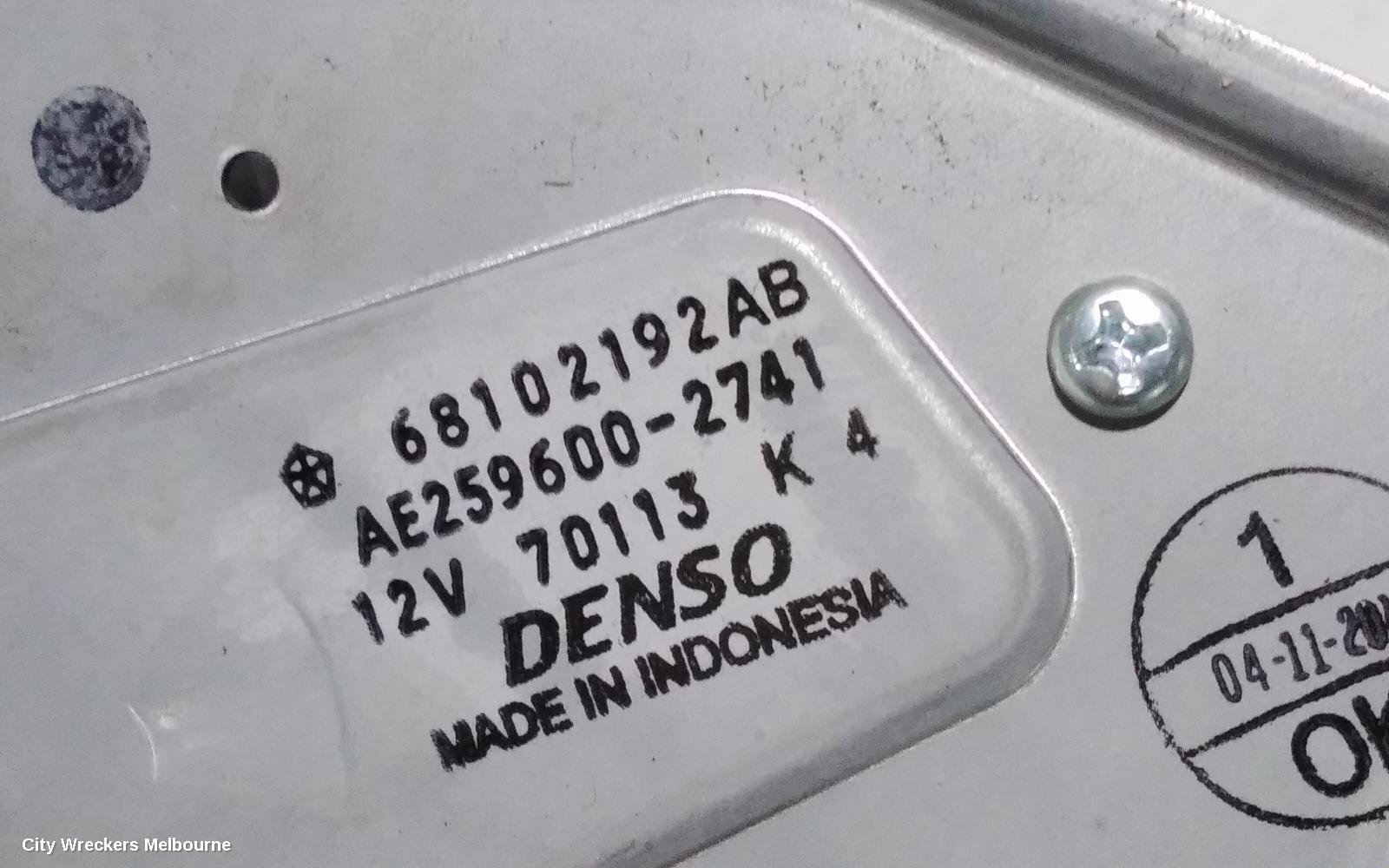 JEEP CHEROKEE WIPER MOTOR, TAILGATE, KL, 02/2014 - 03/2018