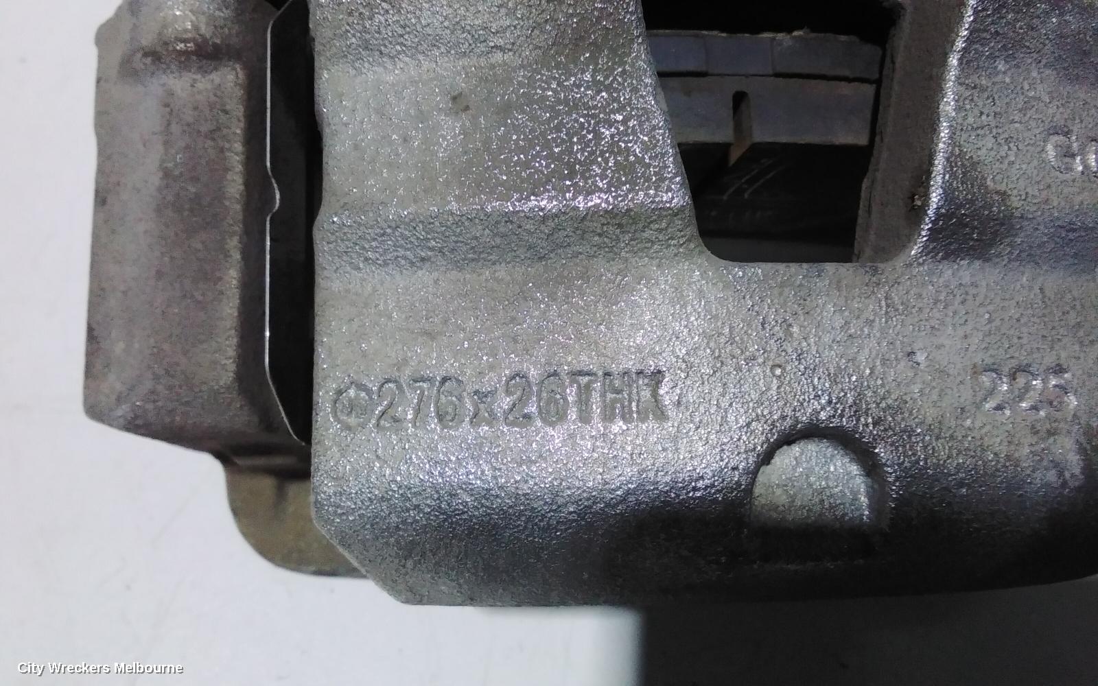 HOLDEN ASTRA CALIPER, LEFT FRONT, BK, 5DR HATCH/WAGON, 09/2016 - 12/2020