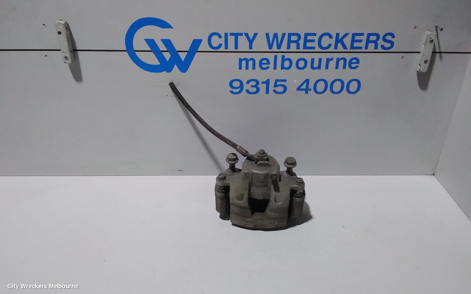 HOLDEN ASTRA CALIPER, LEFT FRONT, BK, 5DR HATCH/WAGON, 09/2016 - 12/2020