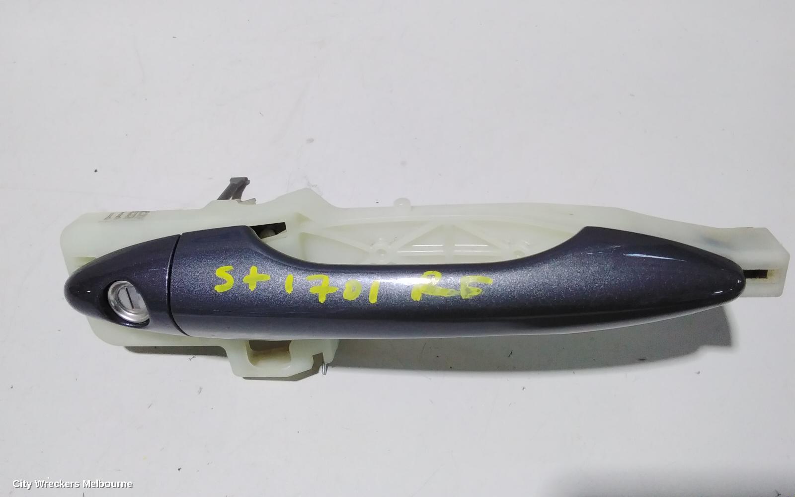 HYUNDAI IX35 DOOR HANDLE, OUTER, RH FRONT/REAR, COLOUR CODED, NON SENSOR TYPE, LM SERIES, 11/2009 - 01/2016